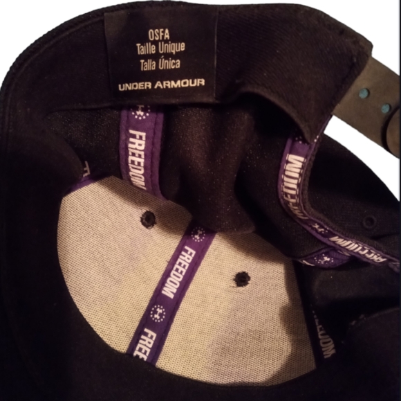 Patriot Wounded Warrior Project Hat Black Snapback New - Picture 2 of 7